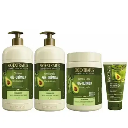 Imagem do produto Kit Bio Extratus Pós-Química Salon (4 Produtos)