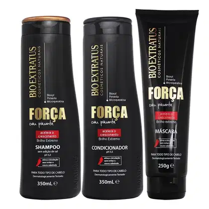 Imagem do produto Kit Bio Extratus Força com Pimenta Trio (3 Produtos)