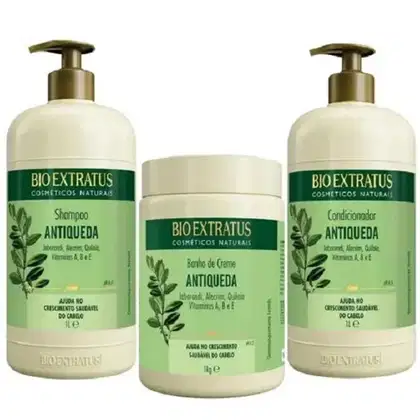 Imagem do produto Kit Bio Extratus Jaborandi Antiqueda Salon Trio (3 Produtos)