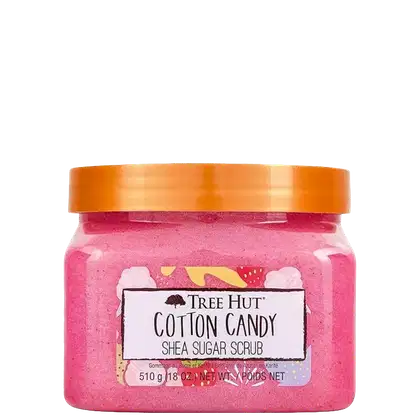 Esfoliante Corporal Tree Hut Cotton Candy Shea Sugar Scrub, 510g.