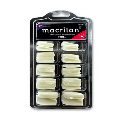 Imagem do produto Macrilan Bailarina Natural - Unhas Postiças (100 Unidades)