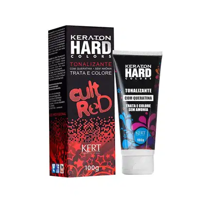 Imagem do produto Tonalizante Keraton Hard Color Cult Red - 100g