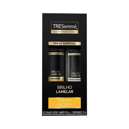 Imagem do produto Kit Shampoo Condicionador Tresemmé Brilho Lamelar