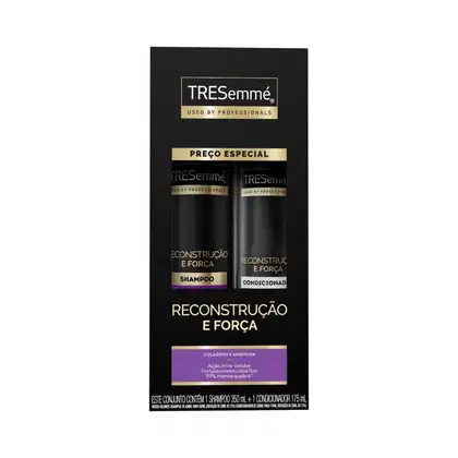 Imagem do produto Kit Shampoo Condicionador Tresemmé Reconstrução E Força