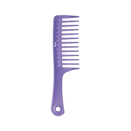 Pente de cabelo Basic Dentes Largos, da marca Ricca.