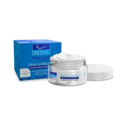 Imagem do produto Creme Facial Nupill Antirrugas Hialurônico DMAE 50gr