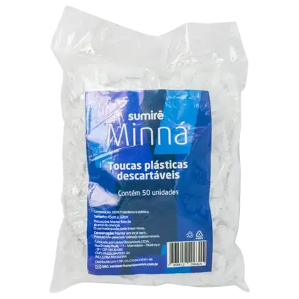 Imagem do produto Touca Plástica Descartável Minná 50un
