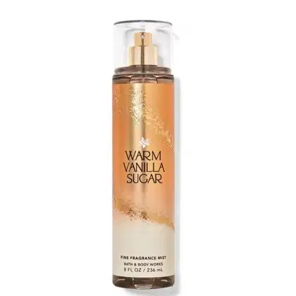 Body Spray Perfumado Warm Vanilla Sugar, da marca Bath & Body Works