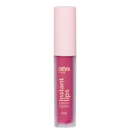 Batom Líquido Nina Makeup Instant Lips Doce Infinito 4ml