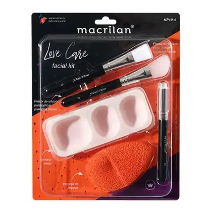 Kit Macrilan Love Care Facial KP10-4 com 4 Produtos