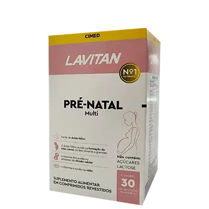 Cimed Lavitan Suplemento Alimentar Gestante Pré-Natal Multi 30 Comprimidos