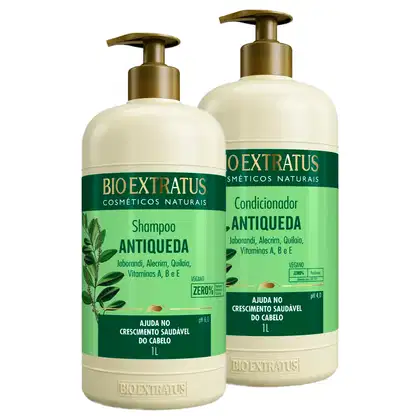 Imagem do produto Kit Bio Extratus Jaborandi Antiqueda Duo Salão (2 Produtos)