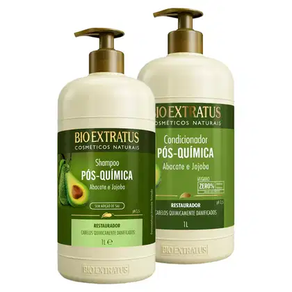 Imagem do produto Kit Bio Extratus Pós-Química Duo Salão (2 Produtos)