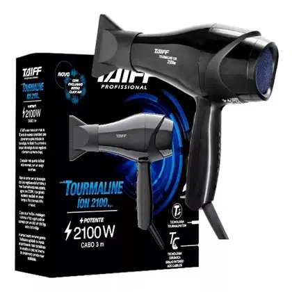 Imagem do produto Secador de Cabelo Taiff Tourmaline Ion Profissional 2100w 127V