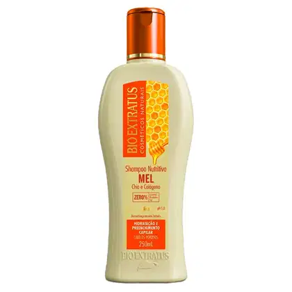 Imagem do produto Shampoo Mel Nutritivo Bio Extratus Cabelos 250ml