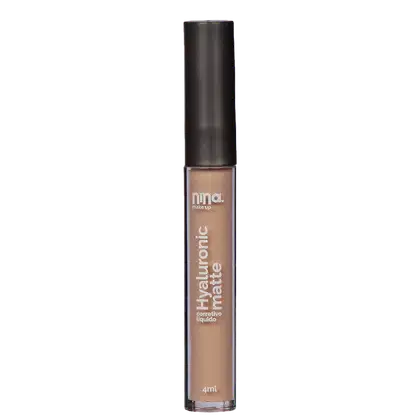 Corretivo Líquido Nina Makeup Hyaluronic Matte de 4ml