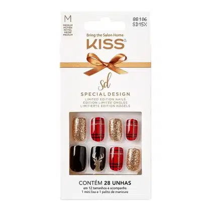 Imagem do produto Unhas Postiças Kiss Sd Angels Medium C/28un Sd15x