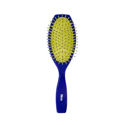 Escova de cabelo Blue, da marca Ricca.