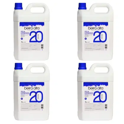 Imagem do produto Kit Água Oxigenada Beira Alta 20 Volumes 4l C/4