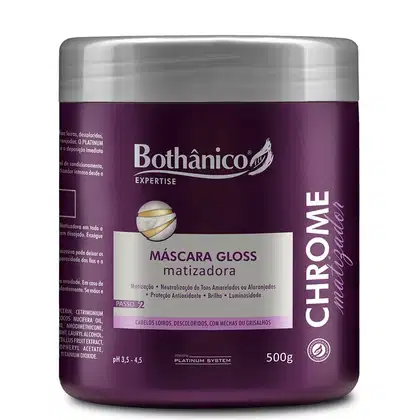 Imagem do produto Bothânico Cosméticos Máscar Gloss Chrome Matizador 500g