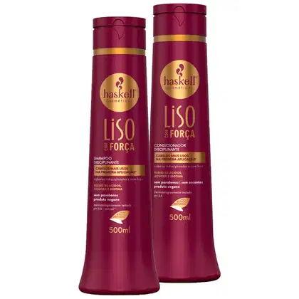 Imagem do produto Kit Liso Com Força Haskell Shampoo+ Condicionador 500ml