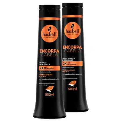 Imagem do produto Shampoo + Condicion 500ml Haskell Encorpa Cabelo Engrossador