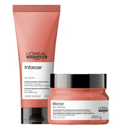 Imagem do produto Kit L'Oréal Professionnel Serie Expert Inforcer - Condicionador 200ml + Máscara Capilar 250g