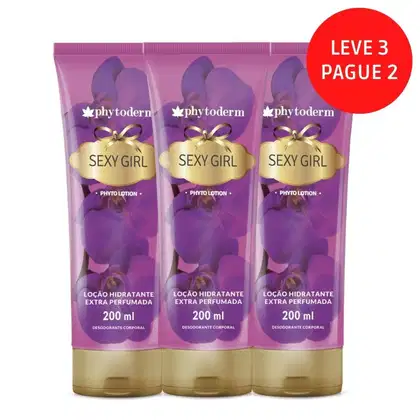 Imagem do produto Loção Hidratante Leve 3 Pague 2 Phytoderm Sexy Girl 200ml