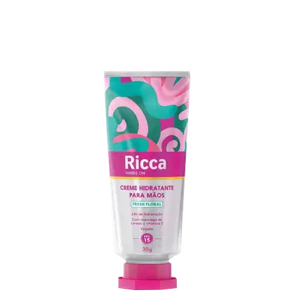 Creme Hidratante para Mãos Fresh Floral, da marca Ricca.