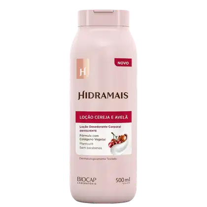 Loção Desodorante Corporal Hidramais Cereja e Avelã 500ml