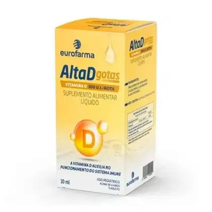 Imagem do produto Eurofarma AltaD Gotas 500ui - Suplemento Alimentar 10ml