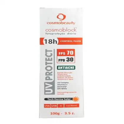 Imagem do produto Cosmobeauty Cosmoblock Antiacne FPS 70 PPD 30 - Protetor Solar Facial 100g