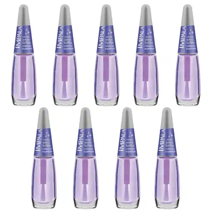 Imagem do produto Kit Esmalte Verniz Impala Extra Brilho 7,5ml C/9