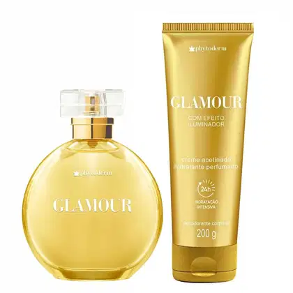 Imagem do produto Kit Desodorante Colônia + Creme Hidratante Phytoderm Glamour