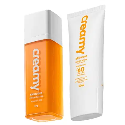 Imagem do produto Sérum Facial Vitamina C + Protetor Solar Fps 60 Creamy Skincare