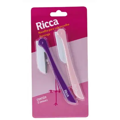 Imagem do produto Navalha Para Sobrancelha Flamingo Ricca Belliz Ref 1658