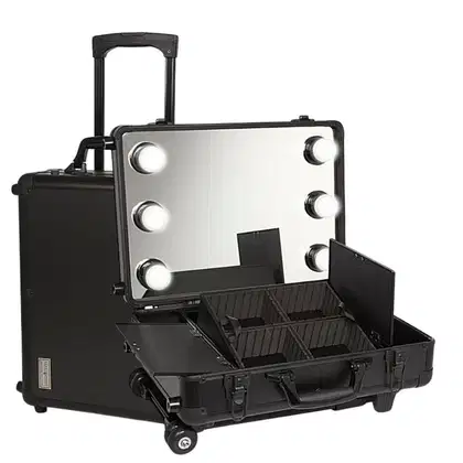 Imagem do produto Maleta Camarim Balcão Klass Vough Preta Wb-418t-bl/bl