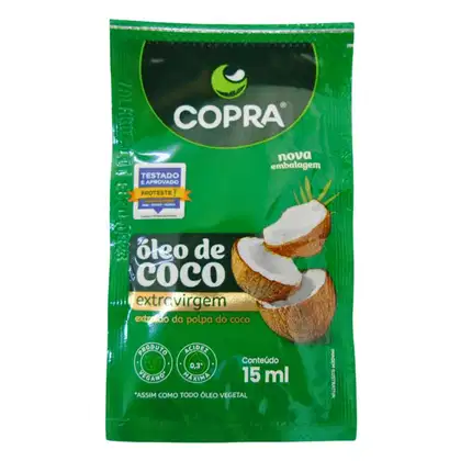Imagem do produto Sachê Óleo de Coco Copra Extravirgem 15ml