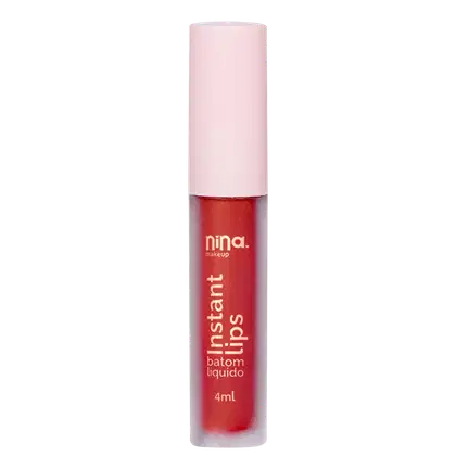 Imagem do produto Nina Makeup Instant Lips Rubi - Batom Líquido 4ml