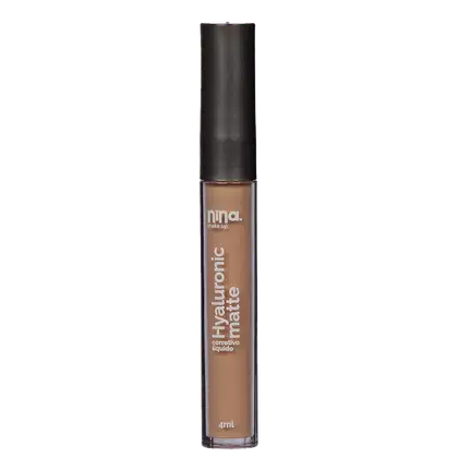 Corretivo Líquido Nina Makeup Hyaluronic Matte de 4ml