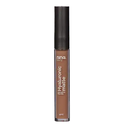 Corretivo Líquido Nina Makeup Hyaluronic Matte de 4ml