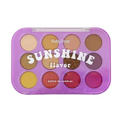 Imagem do produto Paleta de Sombras Sunshine Flavor Ruby Rose HB-1092