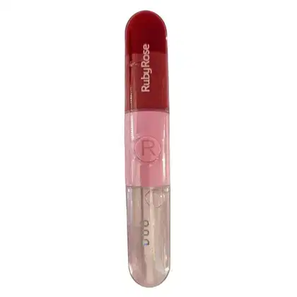 Imagem do produto BATOM E GLOSS LIQUIDO DUO Cor:LD12  RUBYROSE