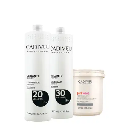 Imagem do produto Kit Cadiveu Professional Oxidante 20V , 30v e Buriti Mechas (3 produtos)