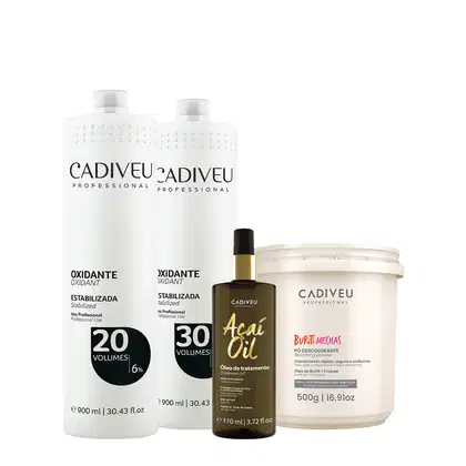 Imagem do produto Kit Cadiveu Professional Oxidante 20V Buriti Mechas e Açaí Oil (4 produtos)