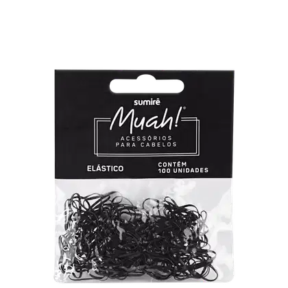 Imagem do produto Muah! Silicone - Elástico de Cabelo P (100 Unidades)