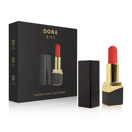Vibrador A Sós Dona Kiss Bullet, 1 produto.