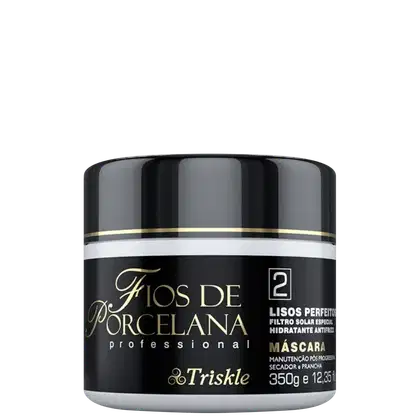 Imagem do produto Triskle Fios de Porcelana Lisos Perfeitos - Máscara Capilar 350g