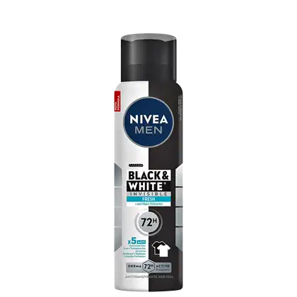Imagem do produto NIVEA MEN Invisible Black & White Fresh - Desodorante Antitranspirante Aerossol 150ml