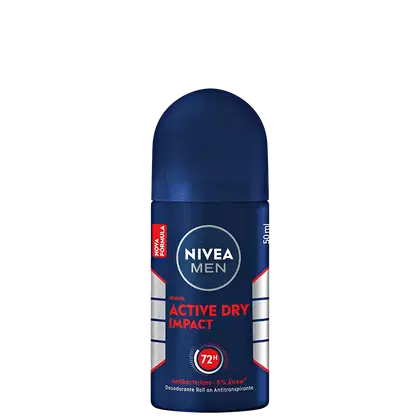 Imagem do produto NIVEA MEN Active Dry Impact - Desodorante Antitranspirante Roll-On 50ml
